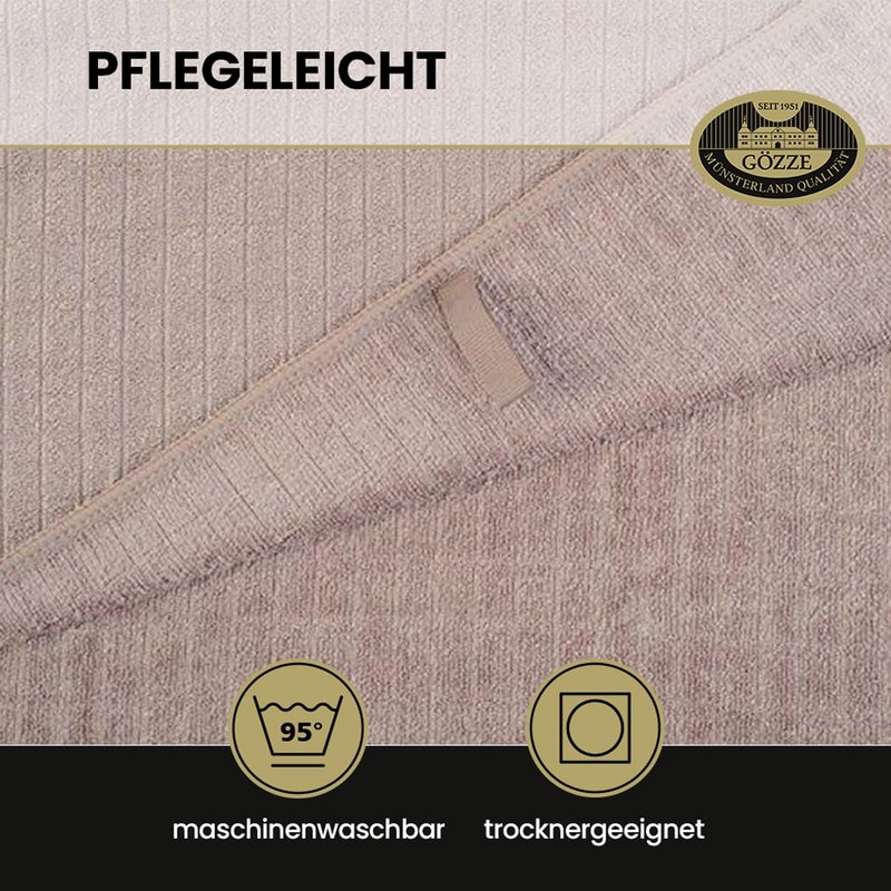 Gözze - Geschirrtuch-Set, 3-teilig, Mikrofaser-Poliertuch, 50 x 70 cm -