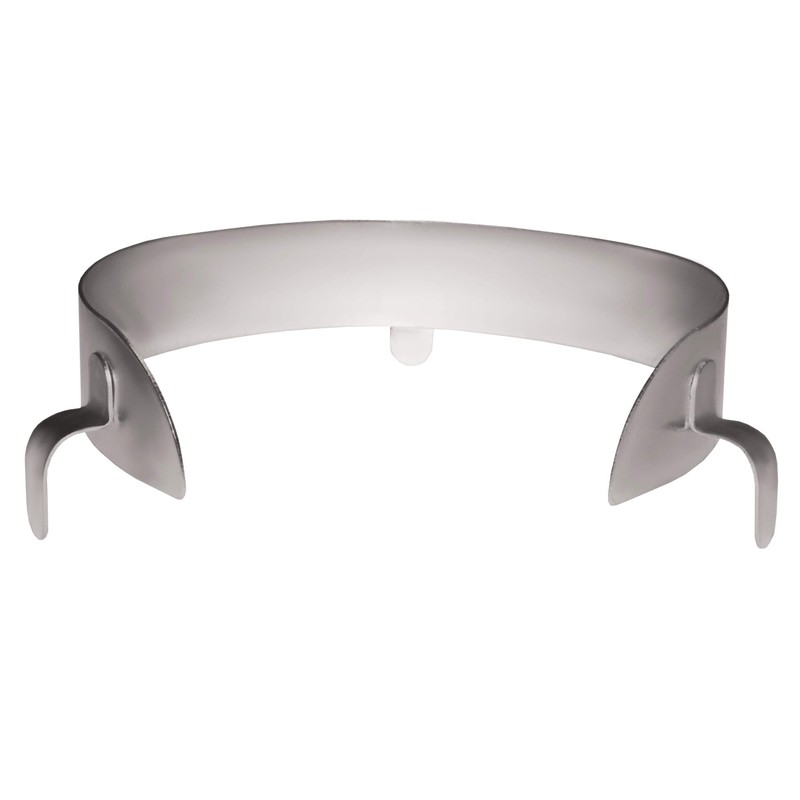 Rehabilitation Advantage Stainless Steel Clip-on Food Guard,Large