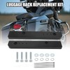 UOIENRT 2Pcs Adjustable 1"-3" Relocator Kit Mount Extend Plate Trunk