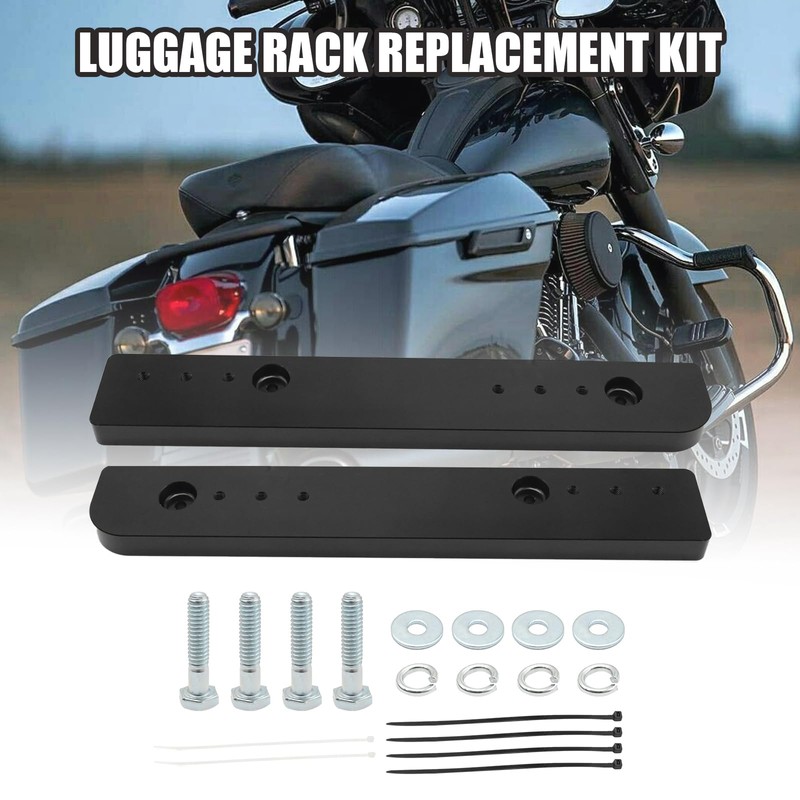 UOIENRT 2Pcs Adjustable 1"-3" Relocator Kit Mount Extend Plate Trunk