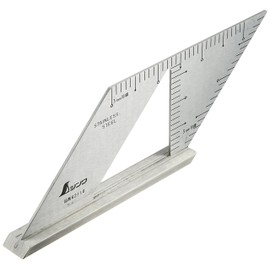 シンワ測定(Shinwa Sokutei) 止型定規 直角付き 62110