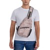 COFEIYISI Leopard Print Sling Bag for Women - Elegant Rose