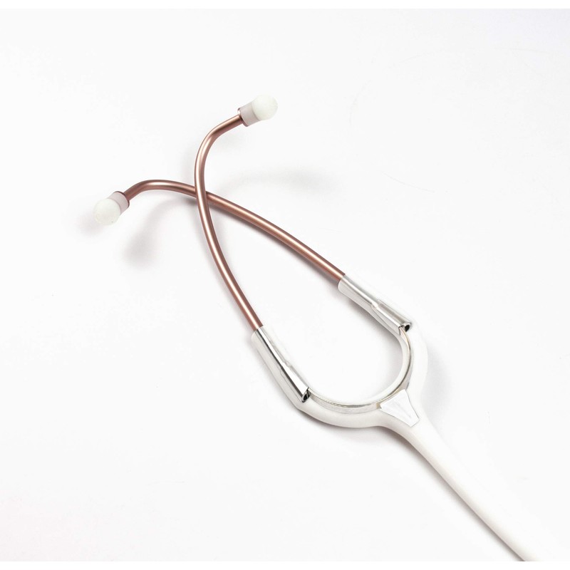 ADC Adscope 619 - Ultra-lite Clinical Stethoscope - Rose Gold/White
