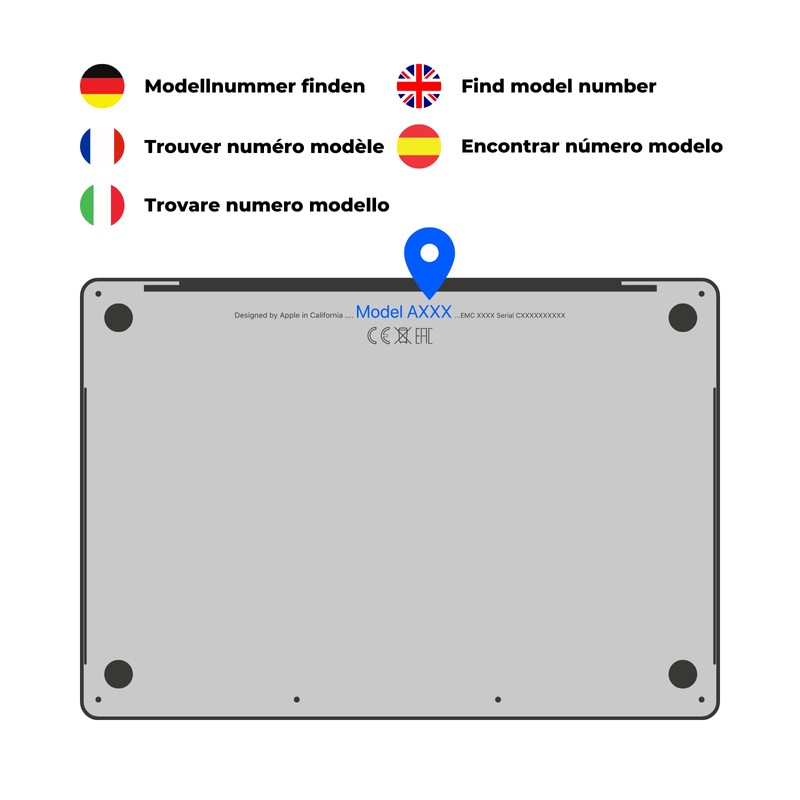 Generisch Hinges for MacBook Pro 13" 15" (2018-2019) A1989 A1990