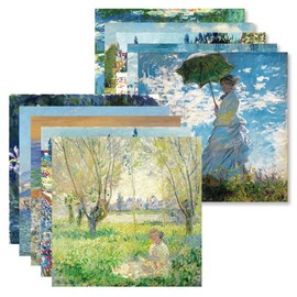 Origami Paper Kit 50 Sheets 6 Inch Square Double Sided Color 10 Vivid Colors for Hand Crafts Origami Paper Arts Creativity.Monet