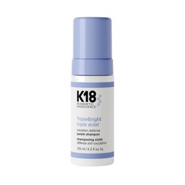 K18 TripleBright Oxidation Defense Purple Shampoo - Non-Staining Blonde Shampoo for All Highlighted + Lifted Hair Tones - Removes + Helps Prevent Brass for Brighter, Longer-Lasting Blonde (4.2 Fl oz)
