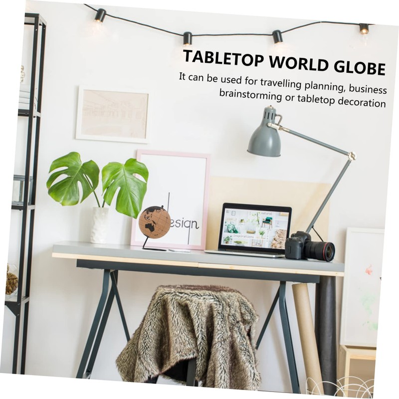 UPKOCH Globe Office Decoration Special Cork Paper