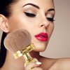 HAPPOW Large Self Tanning Brush, Gold Oval Body Makeup Tan