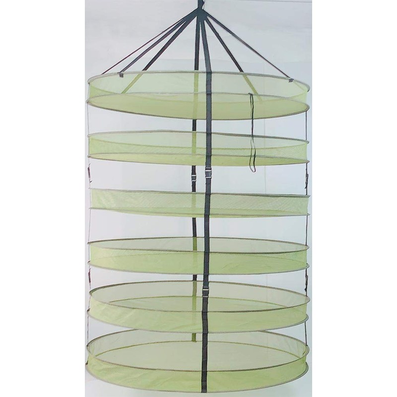 HORTIPOTS Herb Drying Rack 3 ft Hanging Dry Net 36