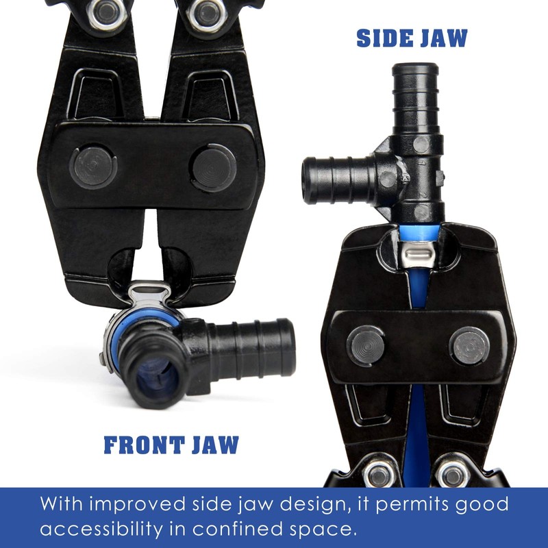 iCrimp PEX Cinch Tool for Stainless Steel Clamp-Vertical & Parallel