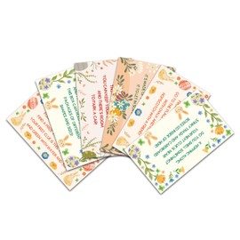 Tedea Easter Scavenger Hunt Games, Easter Treasure Hunt Clue Cards, Easter Party Games for Family Adults, Floral Treasure Riddle Egg Hunt Game, Easter Indoor Outdoor Activities