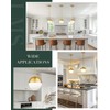 LMS Modern Pendant Lighting Gold Globe Pendant Light Fixture, Mid