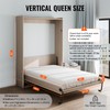 VEVOR Murphy Bed Kit, Full Size, Vertical Deluxe DIY Wall
