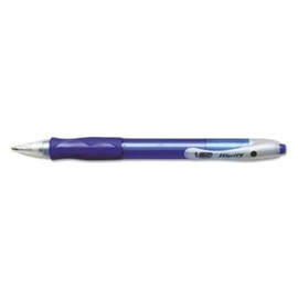 BIC Velocity Ballpoint Retractable Pen, Blue Ink, Medium, Dozen (BICVLG11BE)