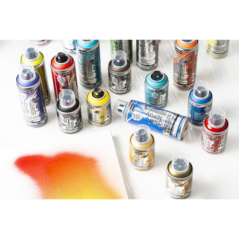 PEBEO DecoSpray, Acrilico, Argento, 10.50 x 5.20 x 5.20 cm,