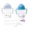 b.box Learning Cup Pack of 2 with Replacement Straws and