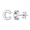 Hypoallergenic Earrings For Women Studs Sterling Silver Jewelry Initial C Letter Stud Earrings Valentine Gifts