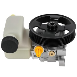 maXpeedingrods Power Steering Pump with Pulley & Reservoir for Ford Fusion L4 2.3L 2006-2009, for Mercury Milan L4 2.3L 2006-2009, Replace# 21-5179 6E5Z3A696AB