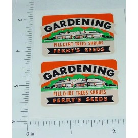 Wyandotte Pair Wyandotte Gardener's Truck Sticker Set WY-007