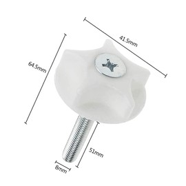 Karjiaja 4 PCS Headboard Bolts M8 Headboard Fixings Headboard Screws and Washers Strong Hold Bed Headboard Bolts Fittings for Divan Bed