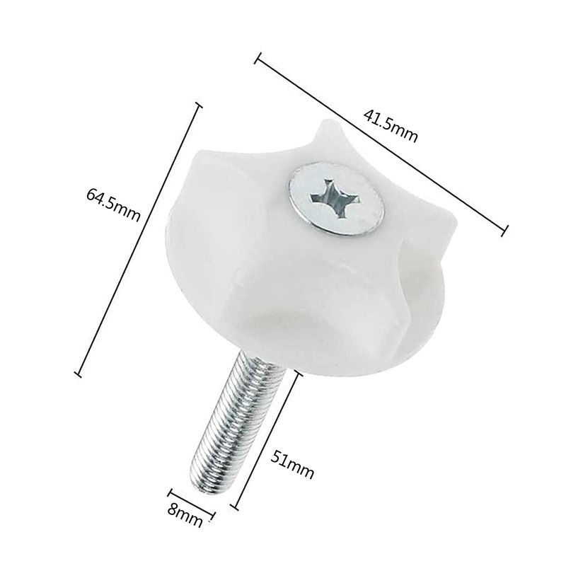 Karjiaja 4 PCS Headboard Bolts M8 Headboard Fixings Headboard Screws