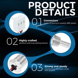 ETERMETA FDXLTER1930 Thermistor Sensor Compatible with Hayward H-Series Low Nox Pool Heater H150FDN H200FDN H250FDN H300FDN H350FDN H400FDN