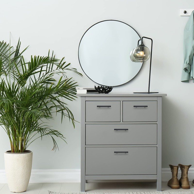 Ravinte Black Cabinet Handles 5 Pack 4 inch Matte Black