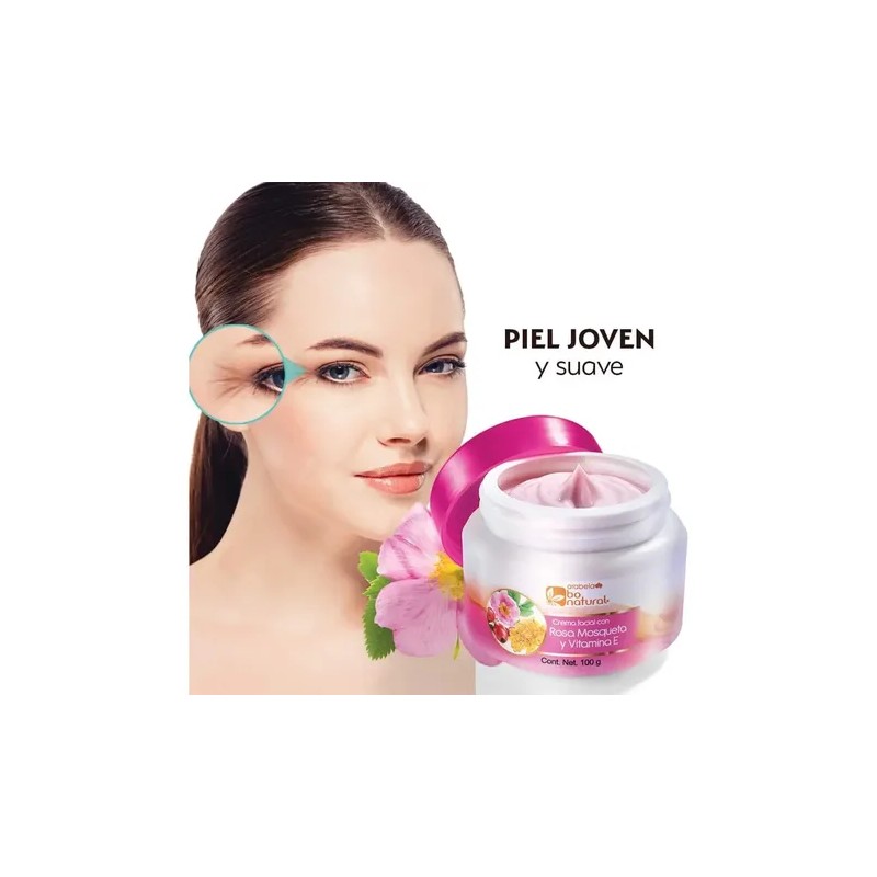 Crema Facial Rosa Mosqueta Vitamina E Manchas Anti Edad Pak