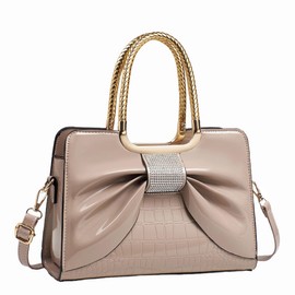 JHVYF Satchel Purses and Handbags for Women Shoulder Tote Bags, 198-khaki, Medium