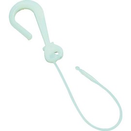 TRUSCO SFLS-100 Postcard and Flyer Hooks, Total Length: 5.9 inches (151 mm), Inner Diameter: 0.5 inches (12 mm), Pack of 100