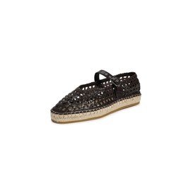 Madewell Women's Remy Mary Jane Espadrilles, Dark Carob, Brown, 8.5 Medium US