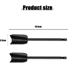 Mixer Attachments 4-Pack - Durable and Efficient Mixing Blades for Paint, and Other Liquids – Universal Fit for Electric Drills, Easy to Clean and Reusable