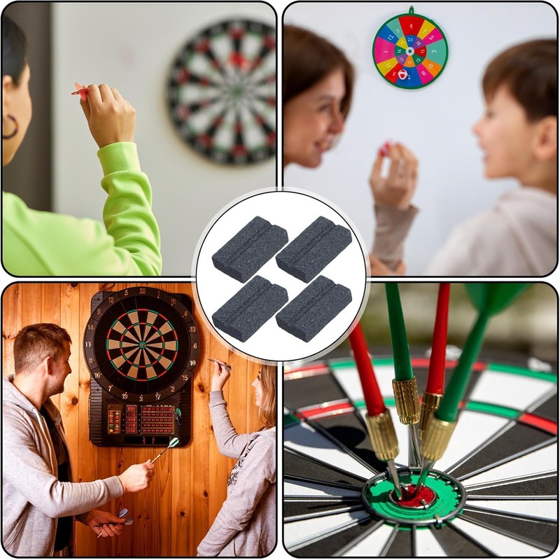4 Pack Dart Sharpener V-Sharp Stone Darts Sharpener Tool for