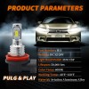 AUIMSOCO 4x 9005+H11 LED Headlight Combo High Low Beam Bulbs