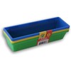 Teaching Tree Colorful Mini Plastic Storage Trays Pencil Baskets -