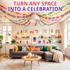 600 Sheet Paper Chain Strips Craft Kit with Star Garland
