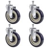 SY America Heavy Duty Stem Caster Wheels - 5 inch