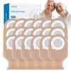 100 PCS Colostomy Bags, 70mm One Piece Ostomy Drainable Pouches