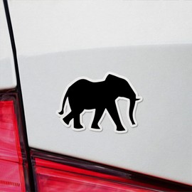 Decal Stickers Of Elephant Pachyderm Animal 2 Premium Indoor (No Waterproof) Vinyl Decal Stickers For Laptop Phone Accessory Helmet Car Window Mug Tuber Cup Door Wall Decoration ANDVER3785181BL110422