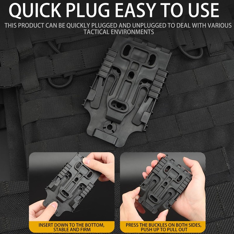 Gunyoo Quick Locking System Kit, with QLS19 and QLS22 Adapter