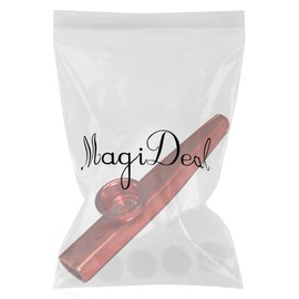 【ノーブランド品】ナカノ サブマリンカズー 音楽玩具 音楽愛好 KAZOO メタルカズー (レッド)