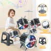 Kids Drum Set for Toddlers 1-3, Upgraded Jazz Drum Set