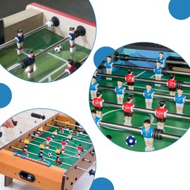 JAWUZ Set of 8 Table Football Balls, Mini 32 mm Football Balls, Multicoloured Table Football Balls for Table Football Games, Professional Table Football Balls for Children and Adults, Indoor Fun and
