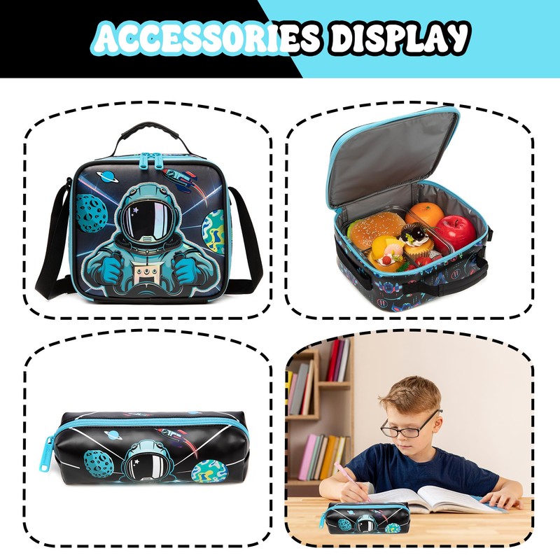 MYHSBYO Kids Rolling Backpack with Wheels for Elementary Preschool Students