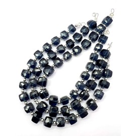 8 Inch 1 Beach London Blue Topaz Quartz 19-22 Pieces Approx Beads Size 6-10 mm Shape Box Cut Faceted Making, Beading & Craft Supplies B0BNIWA12