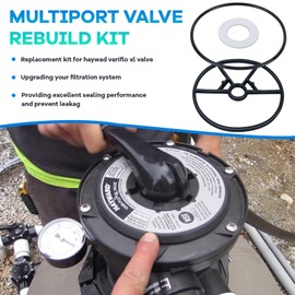 AQDD Spider Gasket Kit Pool Sand Filter Valve Seal Gasket Parts Replacement for Hayward Sp0714t Vari-Flo XL Valve and SPX0714CA O-Rings Gasket