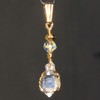 Scepter Quartz Crystal 14K GF Pendant