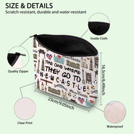 FOTAP Newcastle Trip Makeup Bag United Kingdom Trip Travel Gift Newcastle Souvenir Gift Newcastle Travel Bag Housewarming Gift (NEWCASTLE)