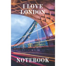 Beautiful London Themed Notebook: This London themed notebook is the perfect gift for Londoners and anyone who loves London and its culture also, anyone who likes to take notes and organise their life