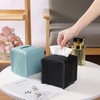 Tissue Box Dispenser Paper Storage Holder Napkin Case Organizer PU